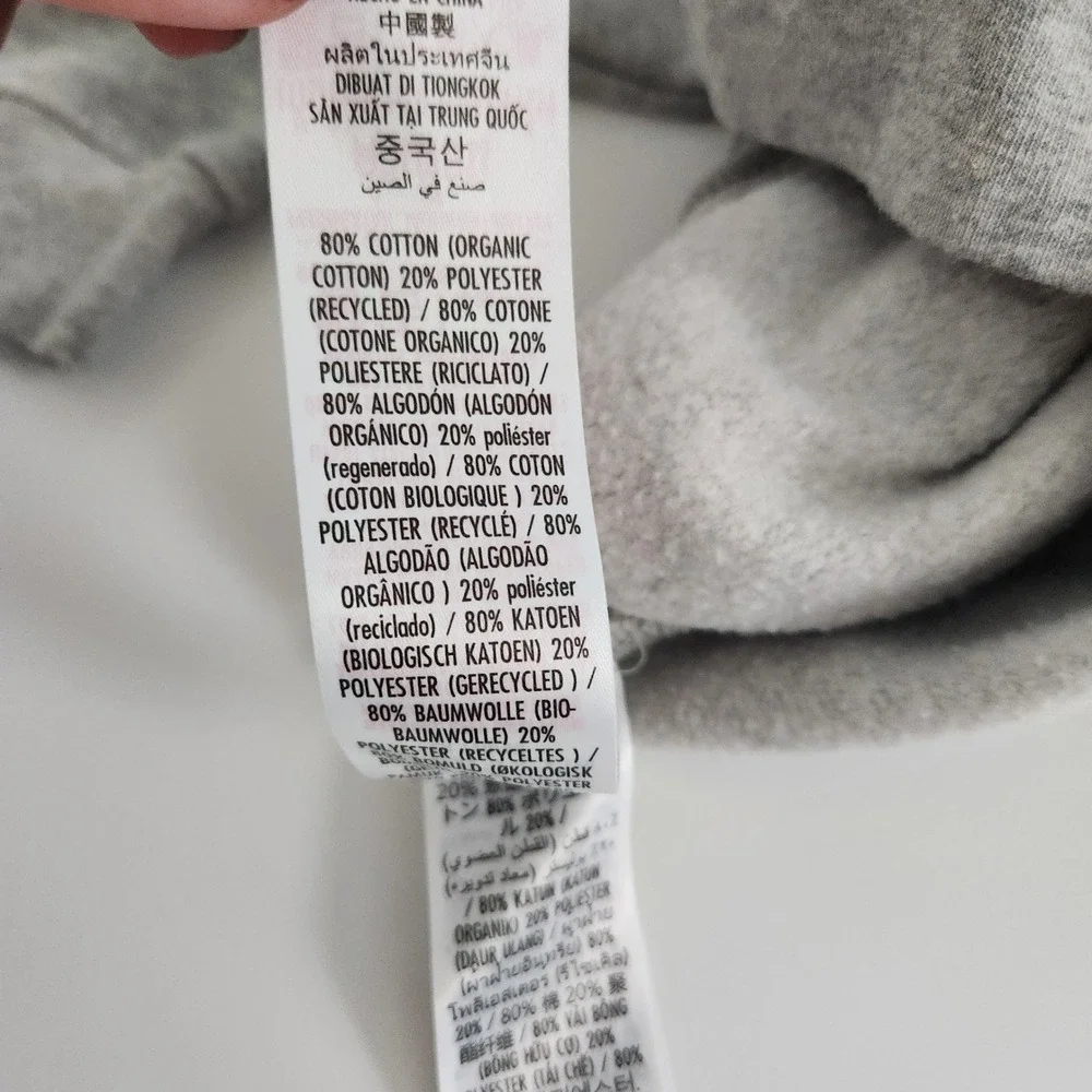 Disney Stitch Graphic Fleece Sweatshirt Heather Gray Kids Size‎ 5/6